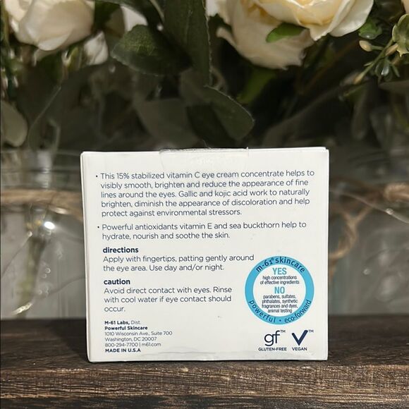 M-61 Powerful Skincare Vitablast C 15% Eye Concentrate - NIB - Picture 3 of 4